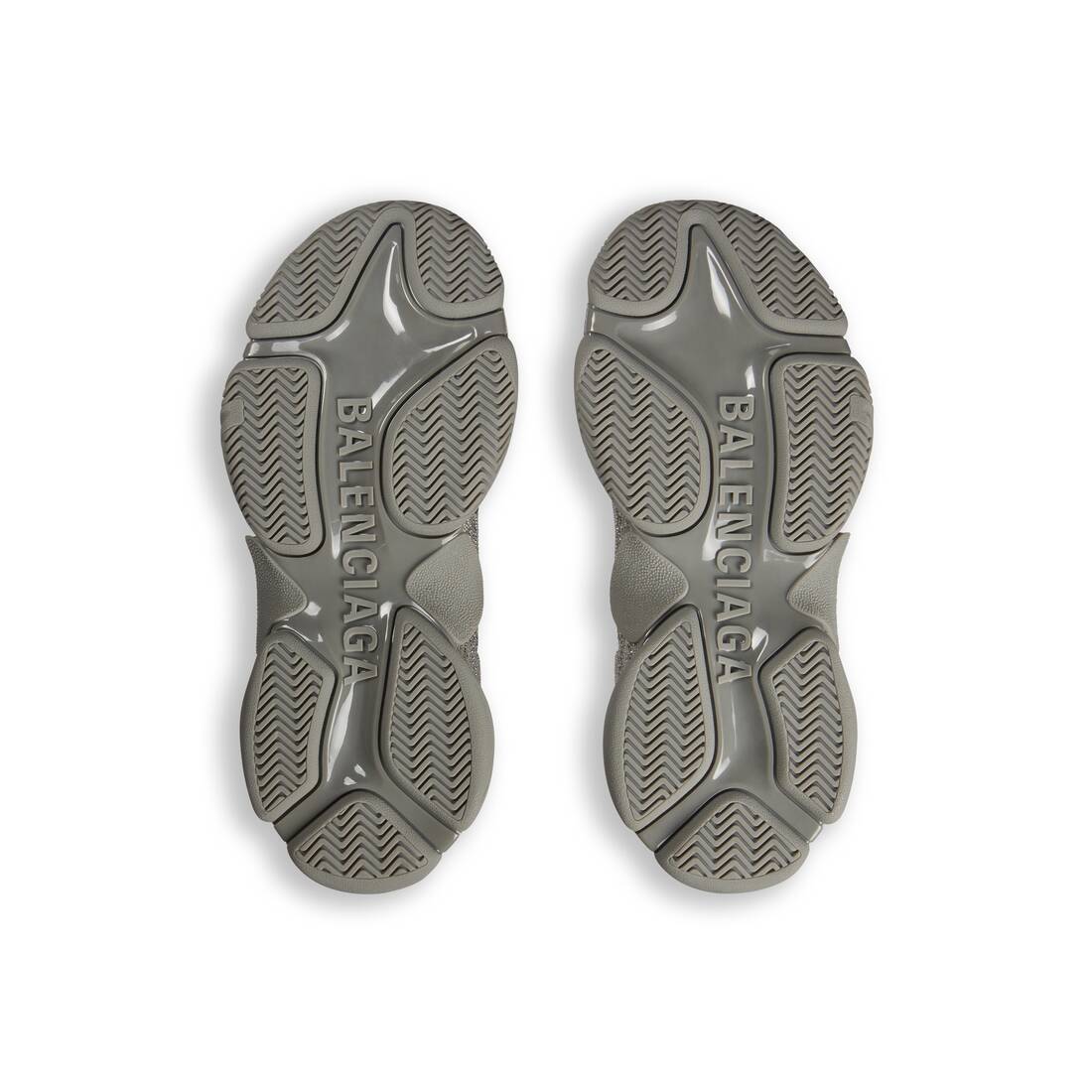 Women’s Triple S Sneaker With Rhinestones  in Dark Grey - Image 7